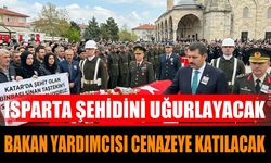 Isparta'daki Kahraman Şehit Binbaşı Sinan Taştekin'e Veda