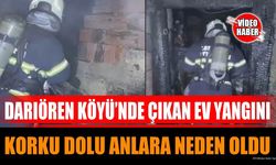 Darıören’de Ev Yangını Paniği