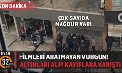 Kilolarca altını alıp kayıplara karıştı! Film sahnelerini aratmayan vurgun