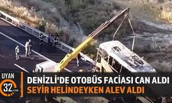 Denizli'de Yolcu Otobüsü Alev Aldı: Çok Sayıda Can Kaybı