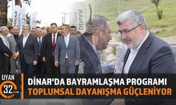 Dinar'da Bayramlaşma Programı Gerçekleşti