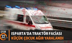 Traktörün Altında Kalan Çocuk Ağır Yaralandı