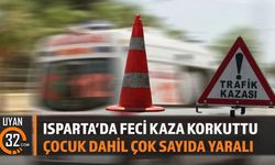 Isparta'da Kontrolden Çıkan Araç Tarlaya Savruldu