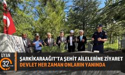 Şarkikaraağaç'ta Şehit Aileleri Ziyareti Gerçekleşti