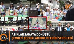 Isparta’da Çevreci Çocuklar Atıkları Sanata Dönüştürdü