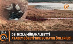 Atabey Göleti'ndeki Su Kaçağına DSİ'den Hızlı Müdahale