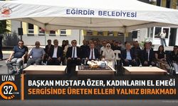 Başkan Mustafa Özer, Kadınların El Emeği Sergisinde Üreten Elleri Yalnız Bırakmadı