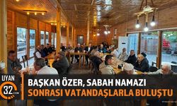 Başkan Özer, Sabah Namazı Sonrası Vatandaşlarla Buluştu