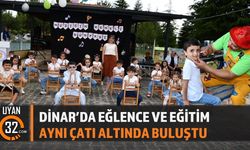 Dinar’da Miniklere Özel Şenlik ve Trafik Eğitimi Bir Arada