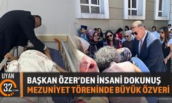 Eğirdir Başkanı Özer'den Mezuniyet Töreninde Örnek Davranış