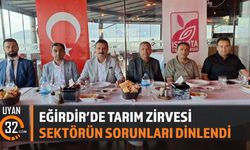 Eğirdir’de Tarım Zirvesi Üreticilerin Sorunları Masaya Yatırıldı