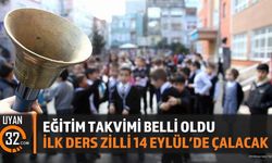 Eğitim Takvimi Belli Oldu İlk Ders Zilli 14 Eylül'de Çalacak