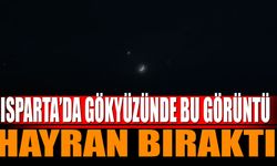 Isparta'da Gökyüzünde oluşan bu görüntü hayran bıraktı