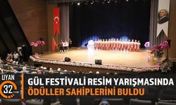 Gül Festivali Resim Yarışmasında Ödüller Sahiplerini Buldu