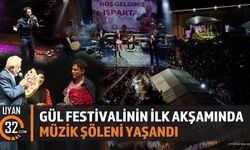 Gül Festivalinin İlk Akşamında Müzik Şöleni Yaşandı
