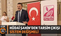 Hüdai Şahin'den TARSİM Çıkışı Sistem Değişmeli