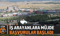 İş Arayanlara Müjde ; Başvurular başladı