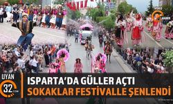 Isparta’da Güller Açtı; Sokaklar Festivalle Şenlendi