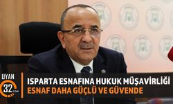Isparta Esnaf Ve Sanatkârlar Odaları Birliği Hukuk Müşavirliği Başlattı
