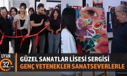 Isparta Güzel Sanatlar Lisesi Öğrenci Resim Sergisi Sanatseverlerle Buluştu