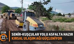 Isparta Keçiborlu Senir-Kuşçular Yolu BSK Asfalt Hazırlıkları Sürüyor