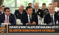 Isparta Milletvekili Zabun, İçişleri Bakanı Çiftçi'ye Isparta'nın Taleplerini İletti