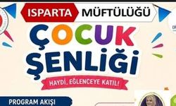 Isparta Müftülüğü'nden Çocuklara Eğlence Dolu Şenlik