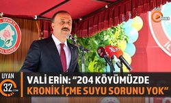 Isparta Valisi Erin: 204 Köyde Kronik İçme Suyu Sorunu Yok