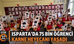 Isparta'da 75 Bin Öğrenci Karne Heyecanı Yaşadı