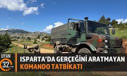 Isparta'da Gerçeğini Aratmayan Komando Tatbikatı