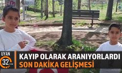 Isparta'da Kayıp Muharrem ve Efecan Kardeşler Sağ Salim Bulundu