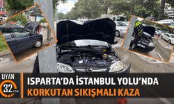 Isparta’da Trafik Kazası Ekipler Sevk Edildi