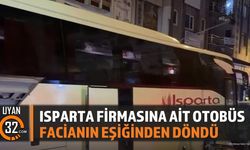 Isparta'dan Yola Çıkan Otobüste Korku Dolu Anlar