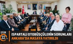 Ispartalı Otobüsçülerin Sorunları Ankara'da Masaya Yatırıldı