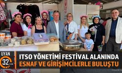 ITSO Yönetimi Festival Alanında Esnaf ve Girişimcilerle Buluştu