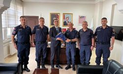 Jandarmadan Kaymakama Anlamlı Ziyaret