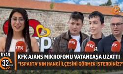 KFK Ajans Mikrofonu Vatandaşa Uzattı: “Isparta’nın Hangi İlçesini Görmek İsterdiniz?”