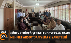 Görev Yeri Değişen Gelendost Kaymakamı Mehmet Arsoy'dan Veda Ziyaretleri