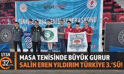 Masa Tenisinde Büyük Gurur: Salih Eren Yıldırım Türkiye 3.'sü!