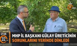 MHP Isparta İl Başkanı Gülay Elma Üreticisinin Sorunlarını Dinledi