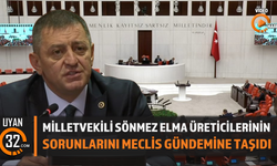 Milletvekili Sönmez Elma Üreticilerinin Sorunlarını Meclis Gündemine Taşıdı