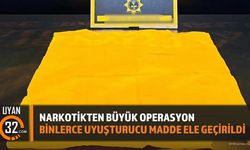 Narkotikten Büyük Operasyon Binlerce Uyuşturucu Madde Ele Geçirildi