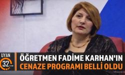 Öğretmen Fadime Karhan'ın Cenaze Programı Belli Oldu
