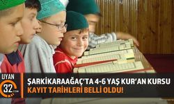 Şarkikaraağaç 4-6 Yaş Kur'an Kursları Başlıyor