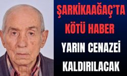Şarkikaraağaç'ta Kötü Haber: Yarın Cenazesi Kaldırılacak