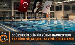 SDÜ 29 Ekim Olimpik Yüzme Havuzu Yaz Dönemi Saatleri Düzenlendi