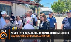 Senirkent Kaymakamı Gür, Köylülerin Düzenlediği Aşure Etkinliğinde Helallik İstedi