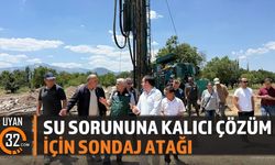 Su Sorununa Kalıcı Çözüm İçin Sondaj Atağı