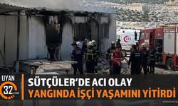 Sütçüler'de Acı Olay: Yangında İşçi Yaşamını Yitirdi
