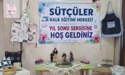 Sütçüler’de Halk Eğitim Yıl Sonu Sergisi Büyük İlgi Gördü